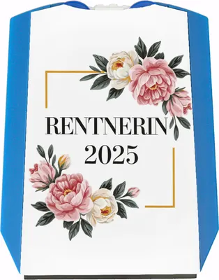 Produktbild von Rentnerin 2025 Blumen Parkscheibe für den Ruhestand