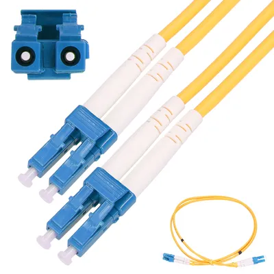 Obrázek produktu pro Extralink LC/UPC-LC/UPC 2m Patchcord Patchcord kabel Síťový kabel Optický kabel jednovidový, duplexní, 9/125um, 3mm, 2m