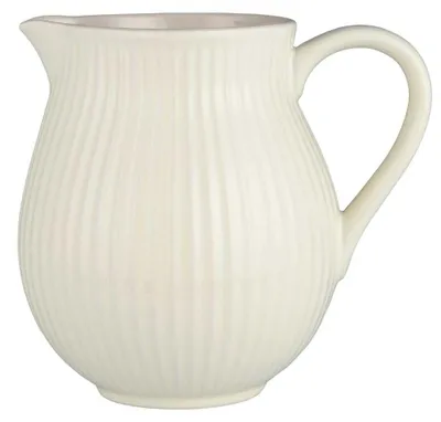 Produktbild von IB Laursen Kanne 2 Liter Mynte BUTTER CREAM Creme Weiß Keramik Geschirr Krug