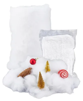 Image de 3 tapis de neige artificielle pour décorations de villages de Noël