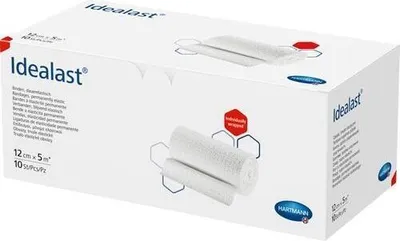 Produktbild von Idealast Binde 12 cmx5 m weiß 1 St