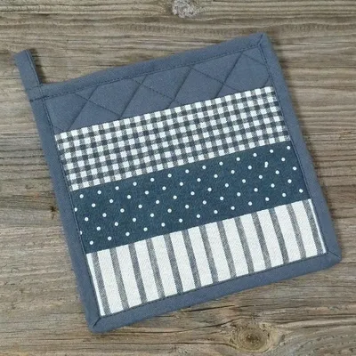 Produktbild von Topflappen Landhaus Premium Mustermix 20x20 cm