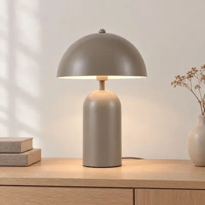 Produktbild von lusenz Tischlampe Asteri taupe s 25W E14 Metall IP20