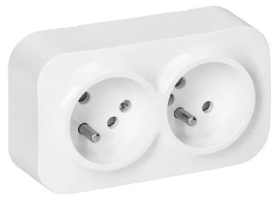 Obrázek produktu pro Dvojitá Zásuvka N/T Todo 2*2P+Z Ip20, 16A, 230V  Černá - On-7206/B
