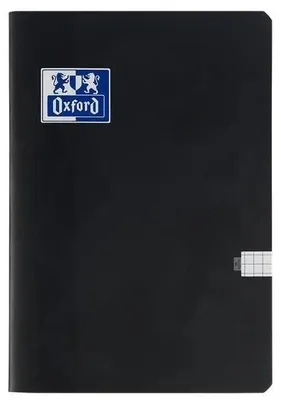 Immagine prodotto di Quaderno A5/60 pagine a quadretti Esse nero (5 pezzi) - Oxford