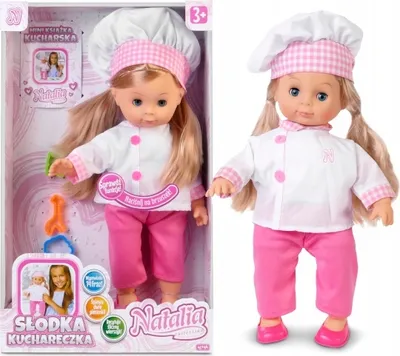 Produktbild von Natalia Puppe - Süße Köchin mit Zubehör 41cm