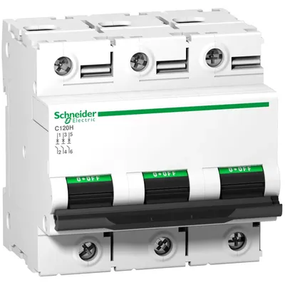 Immagine prodotto di Interruttore Schneider A9N21388 3 poli 100 A C120 C120h curva C