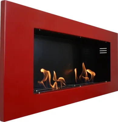 Immagine prodotto di Camino a gel ed etanolo Aurora Deluxe Rosso Lucido