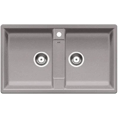 Produktbild von Blanco 516677 Küchenspüle Zia 9 Silgranit PuraDur Alumetallic