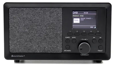 Produktbild von SOUNDMASTER DAB350 Schwarz DAB+ Radio (Wecker, USB, UKW)