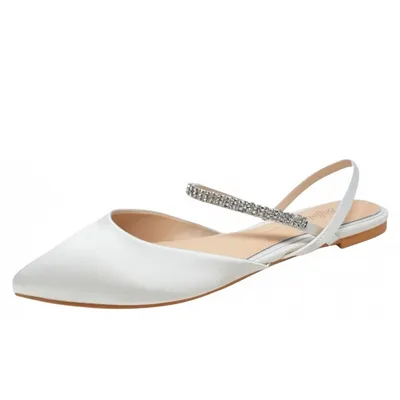 Produktbild von Buffalo Emilia-Hochzeitsschuhe Damen Sling Sandaletten in Weiß, Größe 37