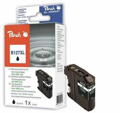Obrázok produktu pre Peach 317211, Čierna, Atrament na pigmentovej báze, 34 ml, 1 kusov, 1750 strany