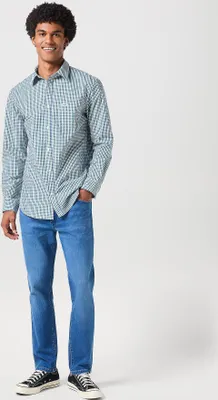 Produktbild von Wrangler LARSTON Free To Stretch Rustikaler bequemer Stretch-Jeansstoff W36 L36