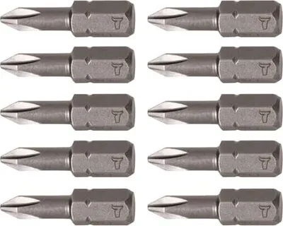 Produktbild von STIER Phillips-Bit PH 1, Form C 6,3, Länge 25 mm, 10er Pack 10 Stk