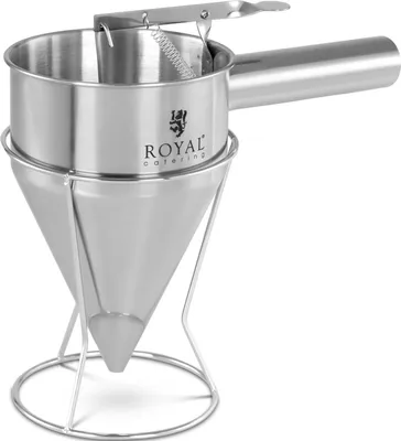 Obrázek produktu pro Dávkovač smetanové omáčky z nerezové oceli s tryskou o průměru 8 mm a objemu 1,2 l