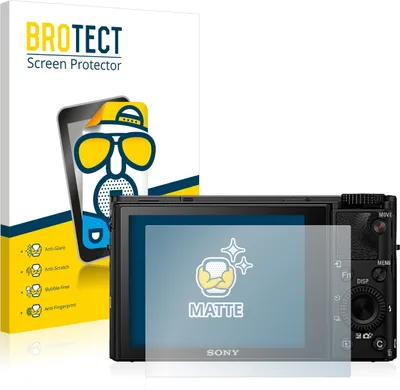 Produktbild von 2x BROTECT Schutzfolie für Sony Cyber-Shot DSC-RX100 IV Displayschutz Displayschutzfolie Folie Matt Entspiegelungsfolie