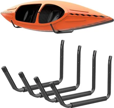 Produktbild von Leichtes Transportfach für Kajaks, Wandhalterungen für Kajaks, geeignet für Kanus, Surfbretter, Skier, Paddelbretter und Leitern.