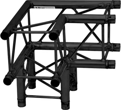 Produktbild von ALUTRUSS DECOLOCK DQ4-SPAL30 3-Weg Ecke 90° sw