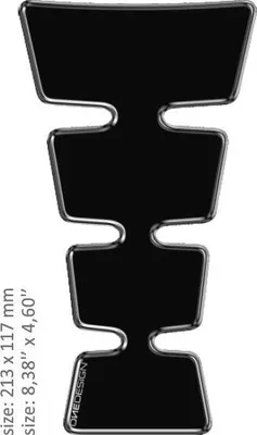 Immagine prodotto di Protezione serbatoio, coperchio ONEDESIGN CGMAXBKP nero