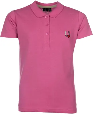 Immagine prodotto di Camicetta polo per bambine HKM, modello Claire, colore rosa, taglia 122/128