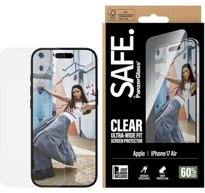 Immagine prodotto di SAFE by PanzerGlass Ultra-Wide-Fit Protezione schermo per iPhone Air - compatibile con cover