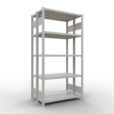 Zdjęcie produktu dla Podwójna podstawa wtykowa 250 kg - 2000x1000x2x300 mm, 10 półek