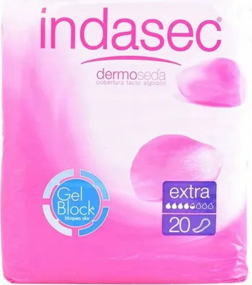 Immagine prodotto di Indasec Dermoseda Compresse Incontinenza Extra 20 unità