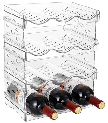 Produktbild von Solidchoice – Flaschenhalter-Organizer für Kühlschrank und Küche (4 Stück, für 12 Flaschen)