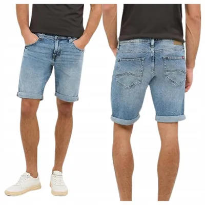 Zdjęcie produktu dla Mustang | Szorty męskie Chicago, niebieski denim, rozmiar 38