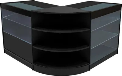 Immagine prodotto di Set di banchi espositivi LED Calliope: modello LM60 + K900 + C900 - colore nero