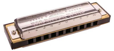 Mundharmonika Big River Harp, C, diatonisch, 20 Zungen