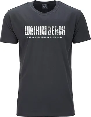 Produktbild von Übergrößen T-Shirt Waikiki weiß AHORN SPORTSWEAR Iron Grey 7XL