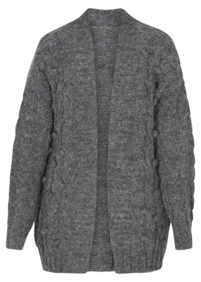 Zdjęcie produktu dla Kardigan damski RISA – melanż antracytowy, rozmiar XL/XXL