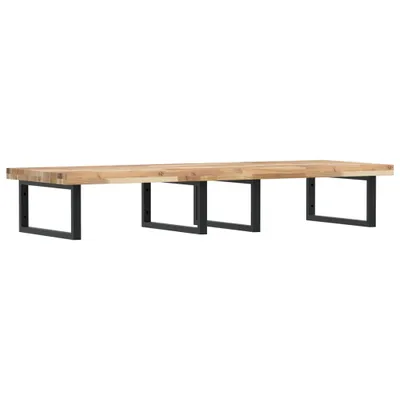 Produktbild von Waschbeckenregal Wandmontage Stahl und Akazienholz