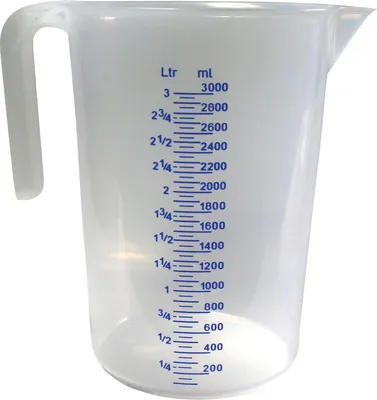 Immagine prodotto di IWH 003303 Caraffa di misurazione trasparente Capacità: 3 litri