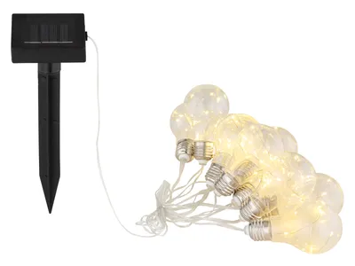 Zdjęcie produktu dla Lampki solarne LED 10x0,3W SOLAR 33708-10 Globo