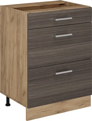 Obrázek produktu pro Spodní skříňka kuchyňské linky Vicco R-Line Ušlechtilá šedá 60 cm se zásuvkami, bez pracovní desky, Model 53564
