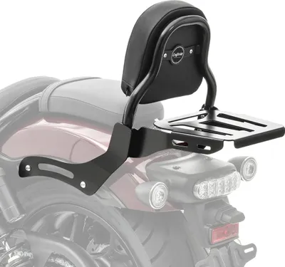 Obrázok produktu pre Sissy Bar XS3 pre Honda Rebel 1100 21-25 s nosičom batožiny čierny