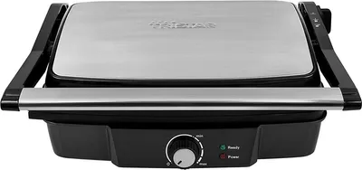Obrázek produktu pro Tristar GR-2853, Černá, Nerezová ocel, Plast, Nerezová ocel, Obdélníkový, Otočné, 297 x 235 mm, 225 °C