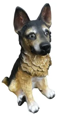 Obrázek produktu pro Dekorativní figurální socha 50 cm figurální sochy zahradní pes (A534)