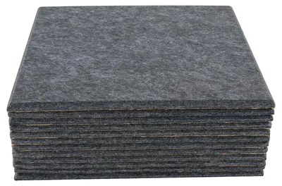 Image de Panneaux acoustiques, insonorisants, faciles à installer, gris foncé