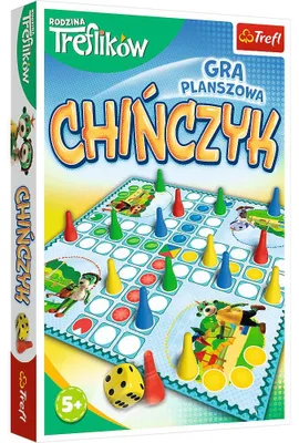 Zdjęcie produktu dla Rodzinna Gra Chińczyk Treflików - Szerokie Wspaniałe Rozgrywki z Przyjaciółmi i Rodziną! Idealna na wspólne wieczory pełne emocji i radości!