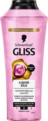 Image de Shampooing Gliss-Kur - Soie liquide - Soins capillaires soyeux - 400 ml - 1 pièce