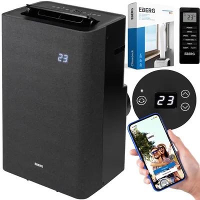 Zdjęcie produktu dla EBERG TEXO T35E1 Klimatyzator Przenośny 3,52 kW WiFi Osuszanie