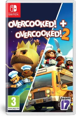 Produktbild von Team17 Overcooked! + Overcooked! 2, Nintendo Switch, E (Jeder), Physische Medien