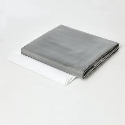 Produktbild von Lumaland Sitzsackhülle ohne Füllung - Luxury Riesensitzsack XXL Sitzsack Bezug Hülle - 140 x 180 cm - Grau