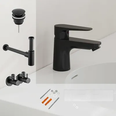 Immagine prodotto di Kronenbach Radia 3.0, set di montaggio e accessori per lavabo, modello S
