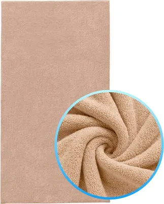 Image de Unyqoos® XXL Serviette de plage 100x200 cm, couleur Pinkstone – Grande serviette de plage et de bain en coton de haute qualité, 500 g/m², e OEKO-TEX, extra-douce et à séchage rapide, idéale pour la plage, le sauna, la piscine