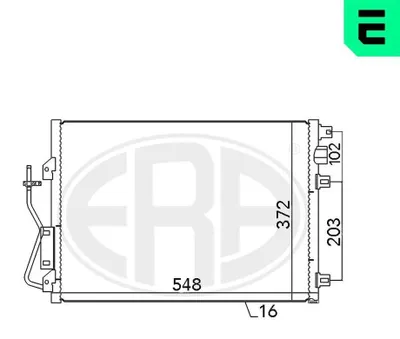 Immagine prodotto di ERA 667038 Condensatore dell'impianto di climatizzazione per RENAULT CLIO II (BB0/1/2, CB0/1/2)