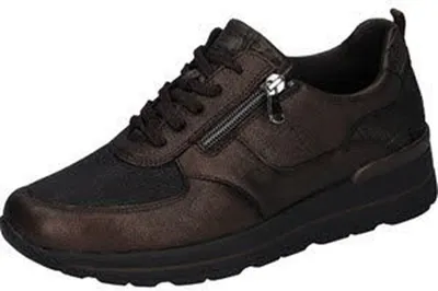 Produktbild von Waldläufer Damen Schnürschuhe 12132-3.5, 12132-4, 12132-4.5, 12132-5, 12132-5.5, 12132-6, 12132-6.5, 12132-7, 12132-7.5, 12132-8 WDL-807M01-303 nuba/schwarz/nuba 4.5